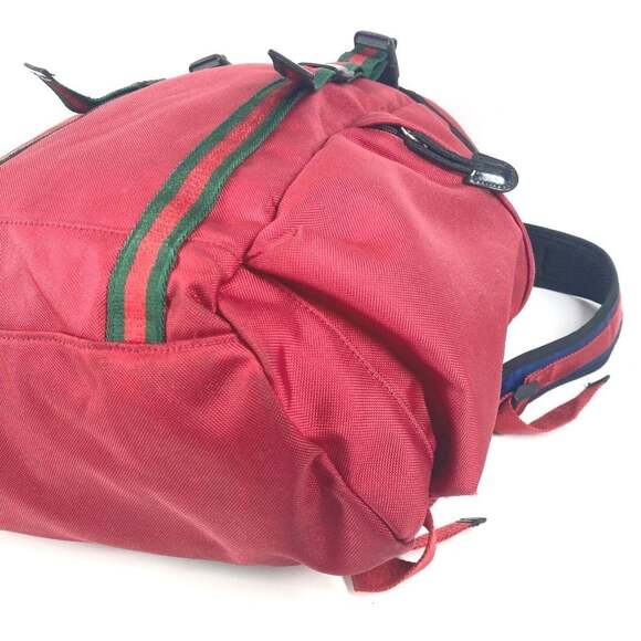 GUCCI Black Canvas Backpack main image 11